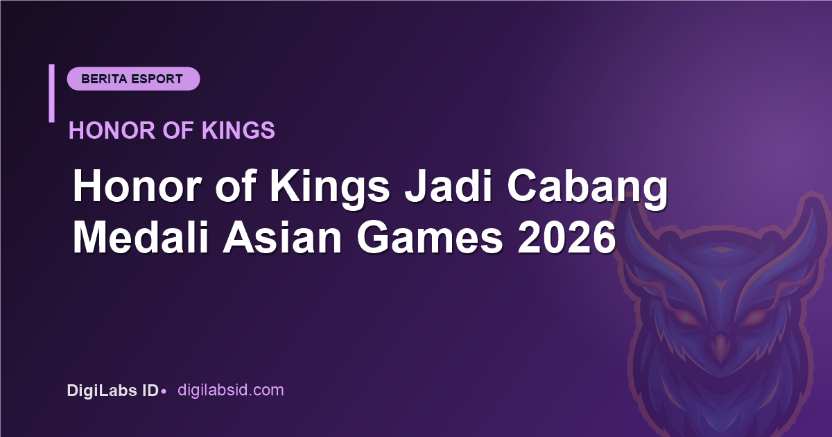 Honor of Kings Jadi Cabang Medali Asian Games 2026 Nagoya